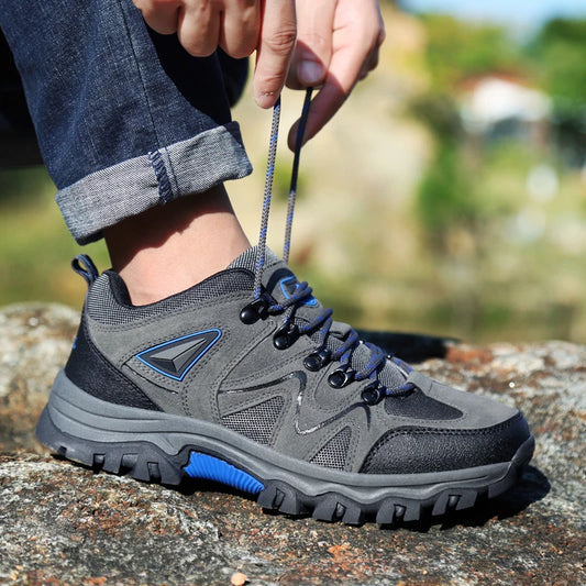 Outdoor mountaineering Shoes Men's Autumn and Winter Anti Slip and Wear-Resistant Sneaker Fashion Plus size Footwear 39-47